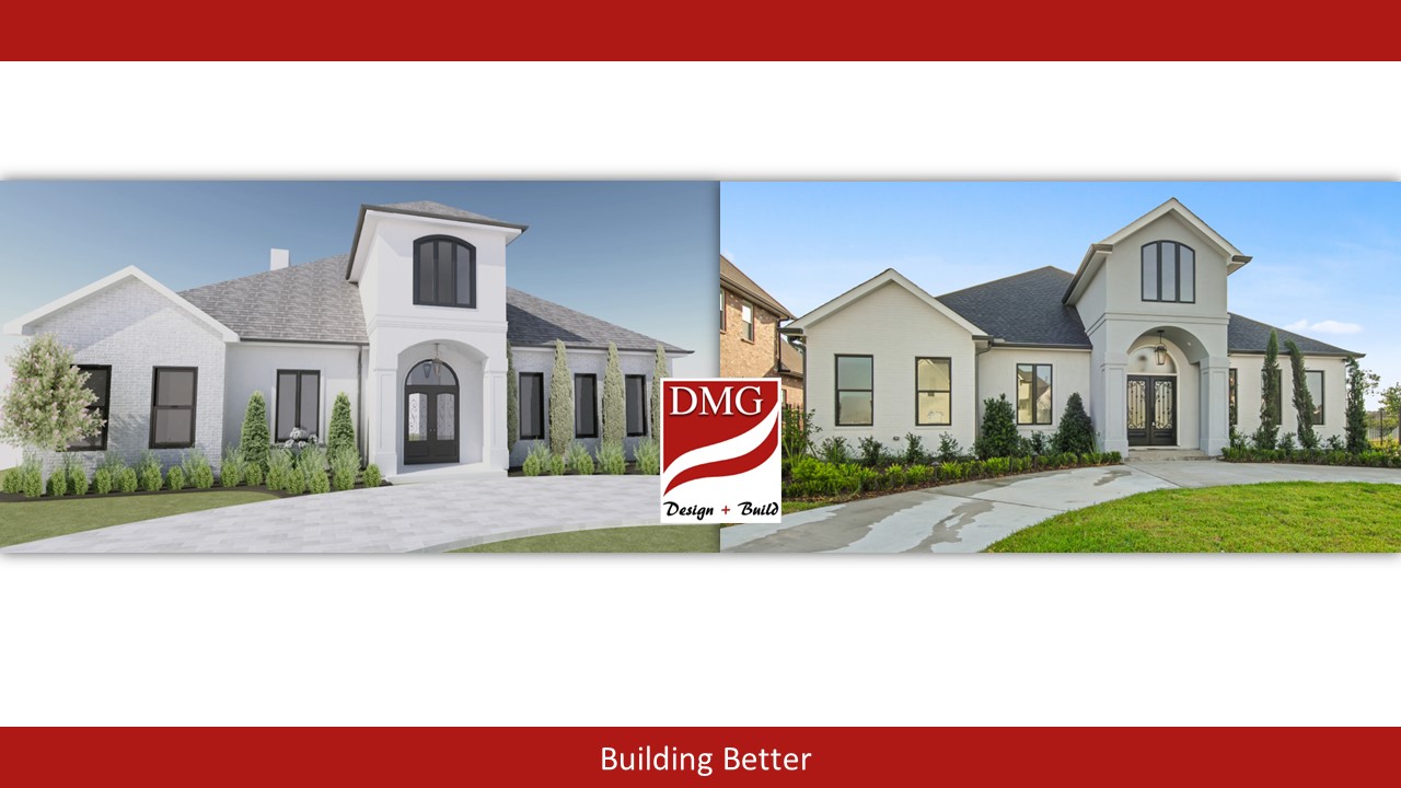 Dogwood Exterior Rendering and After photos