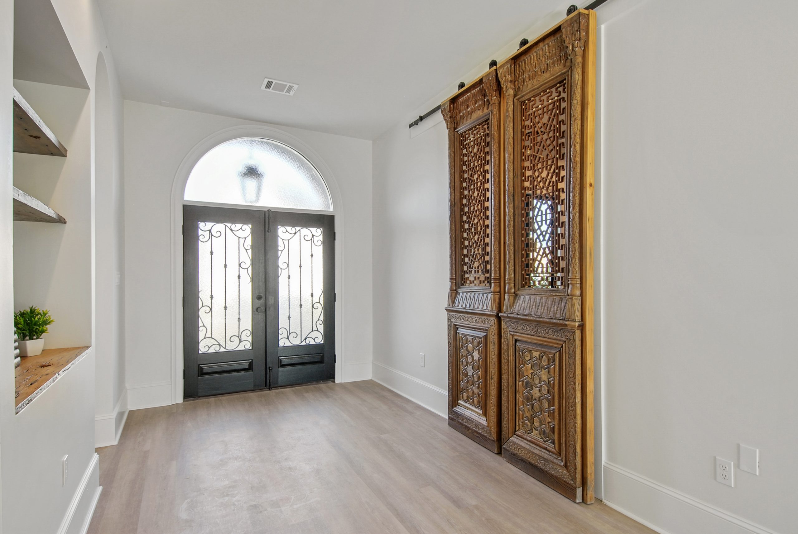 Custom foyer in Dogwood House new construction luxury home designed and built by DMG