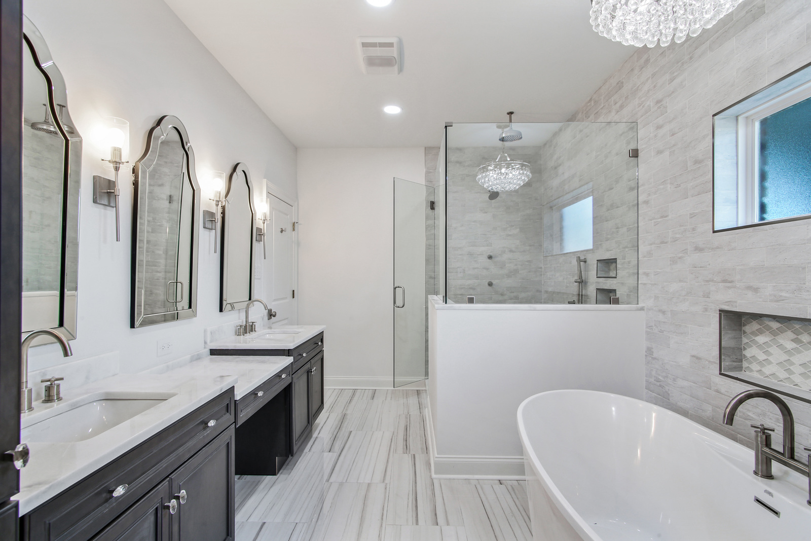 Heights House Bathroom Home Addition designed and built by DMG Design+Build