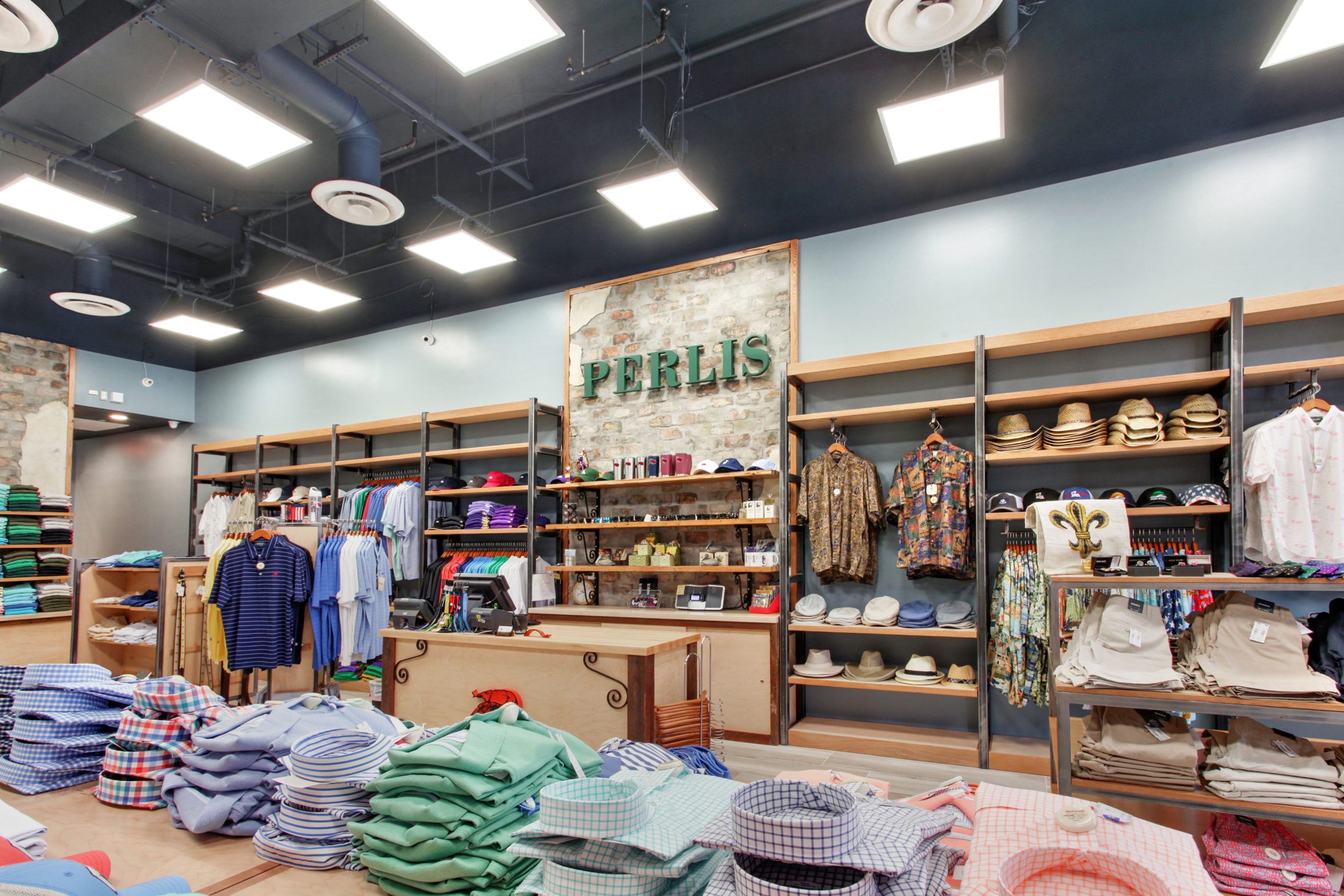 Interior of Perlis retail store designed and built by DMG's commercial construction division