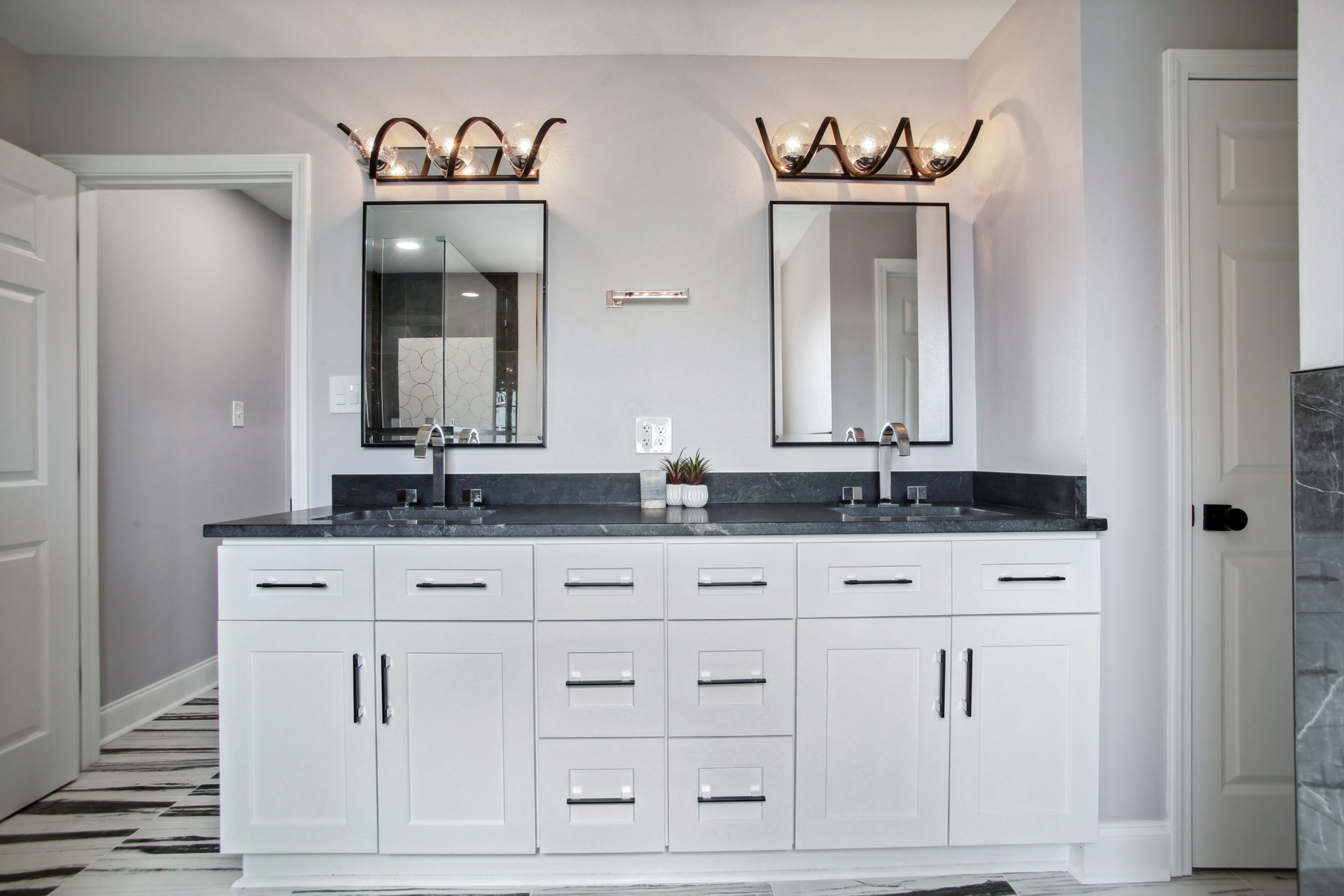 Steeple House Luxury Bathroom Renovation designed and built by DMG Design+Build