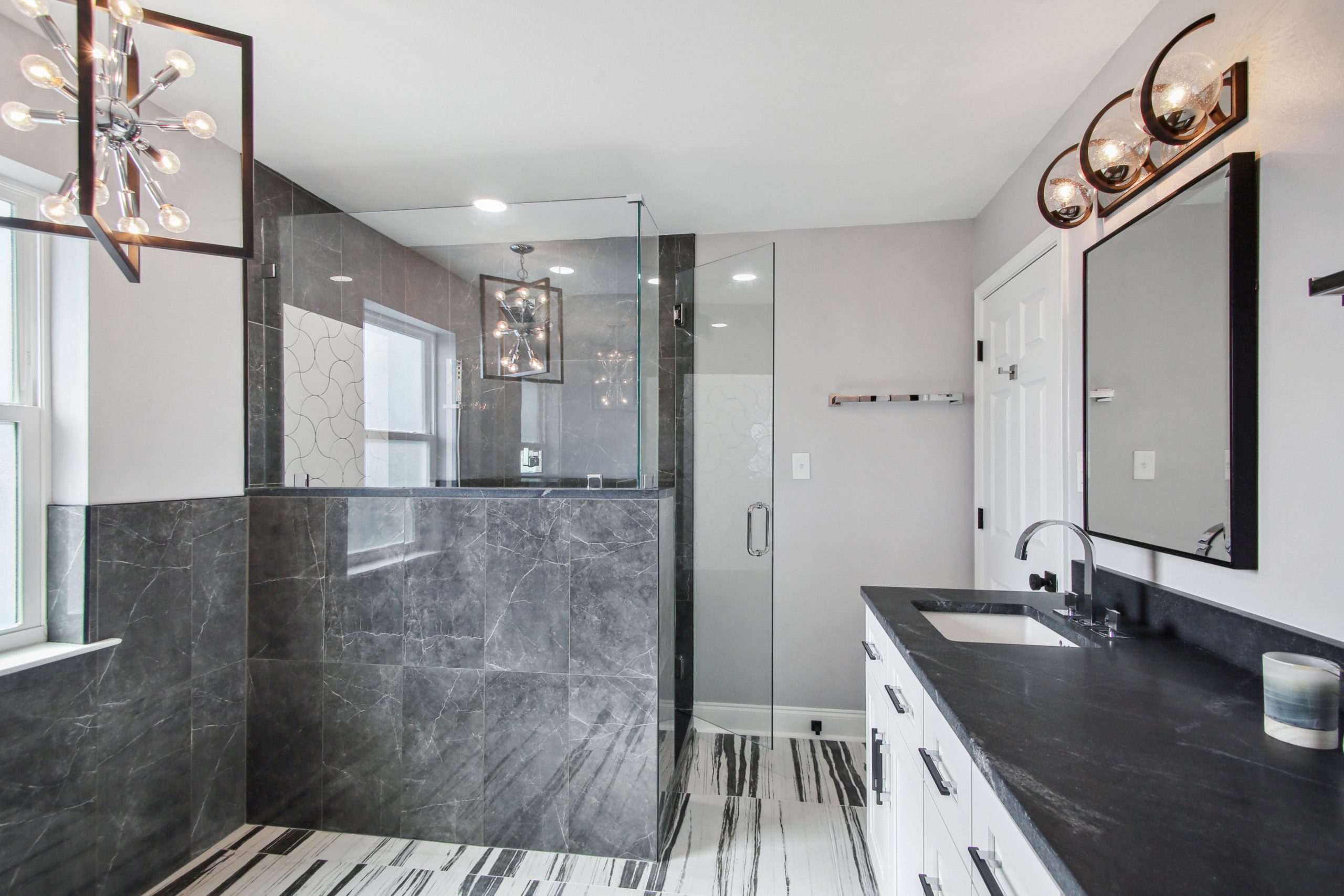 Steeple House Luxury Bathroom Renovation designed and built by DMG Design+Build