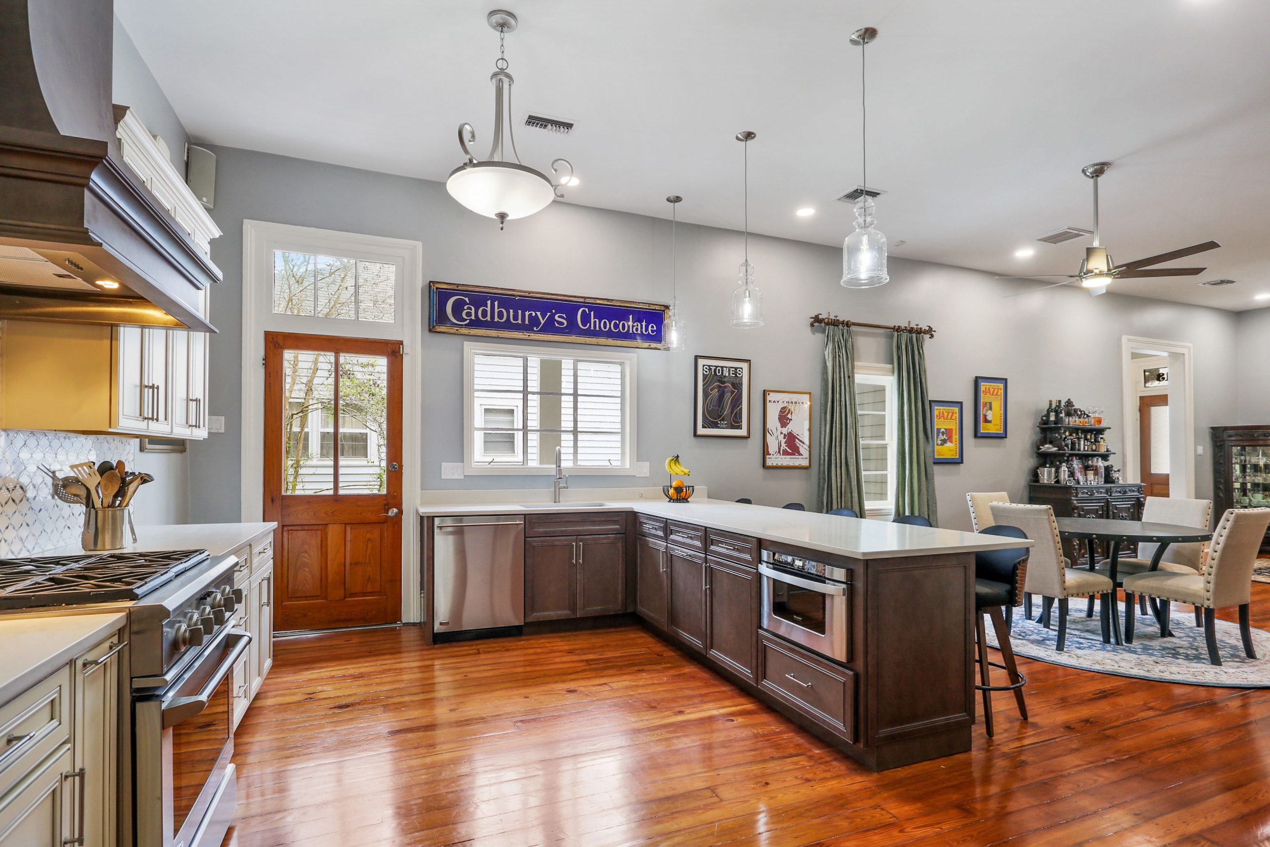 Ursulines House Luxury Historic Home Kitchen Renovation designed and built by DMG Design+Build